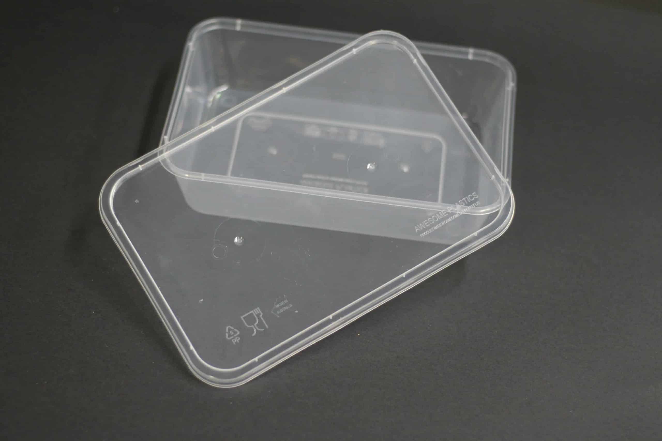 Rectangle Container Lid - TPM Packaging